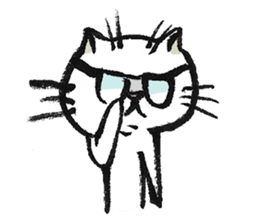 Fude Cat sticker #530407