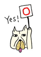 funny dog sticker #530933