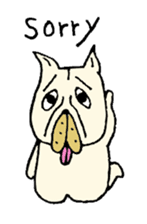 funny dog sticker #530934