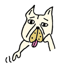 funny dog sticker #530943