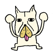 funny dog sticker #530945