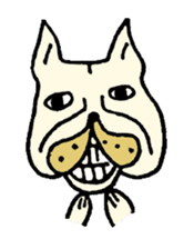 funny dog sticker #530946