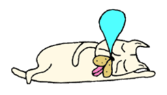 funny dog sticker #530949