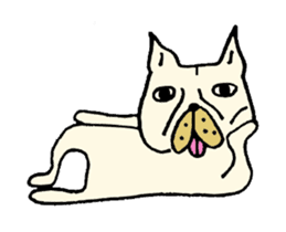 funny dog sticker #530950