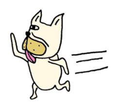 funny dog sticker #530951