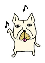 funny dog sticker #530953