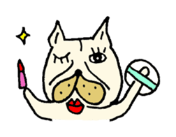 funny dog sticker #530955