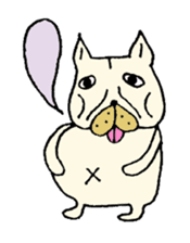 funny dog sticker #530964