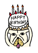 funny dog sticker #530965