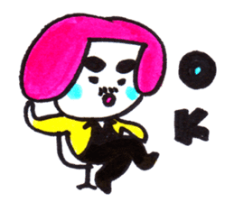 Dancing Tofu Higenomori sticker #531090