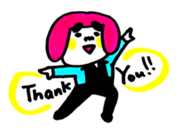 Dancing Tofu Higenomori sticker #531119