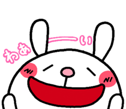 rabbit heart sticker #531173