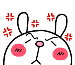 rabbit heart sticker #531179