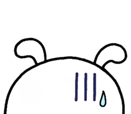 rabbit heart sticker #531194