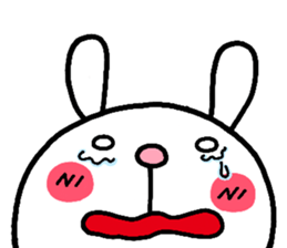 rabbit heart sticker #531200