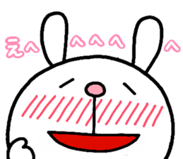 rabbit heart sticker #531203