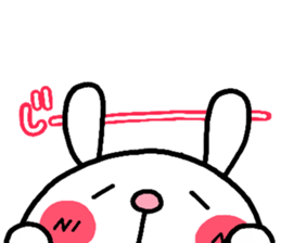 rabbit heart sticker #531205