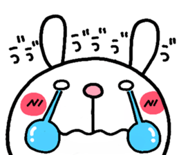 rabbit heart sticker #531208