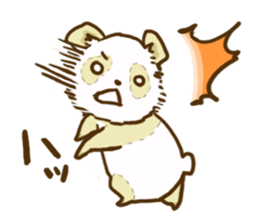 A white panda sticker #531417