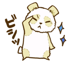 A white panda sticker #531424