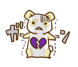 A white panda sticker #531425