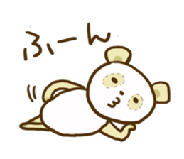 A white panda sticker #531440