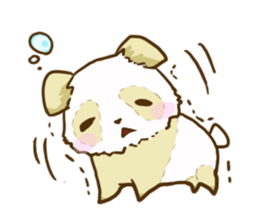 A white panda sticker #531444