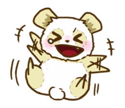 A white panda sticker #531447