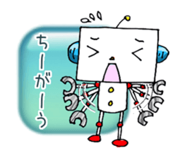 Playful robot-made in Japan sticker #531476