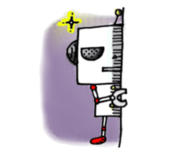 Playful robot-made in Japan sticker #531479
