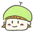 Kawaii Melon-chan sticker #531530