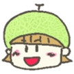 Kawaii Melon-chan sticker #531531
