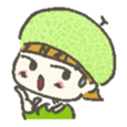 Kawaii Melon-chan sticker #531553