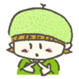 Kawaii Melon-chan sticker #531554