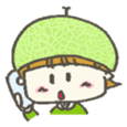 Kawaii Melon-chan sticker #531557