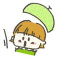 Kawaii Melon-chan sticker #531567