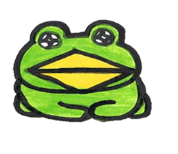 frog place KEROMICHI-AN hobby sticker #531609