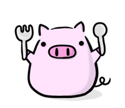 pig sticker #531624