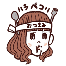 otsumami-girl sticker #531917
