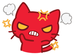 What does the cat say ... Meow sticker #531971