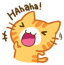 What does the cat say ... Meow sticker #531975