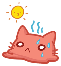 What does the cat say ... Meow sticker #531981