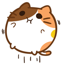 What does the cat say ... Meow sticker #531987