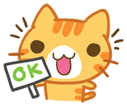 What does the cat say ... Meow sticker #531991