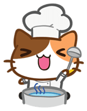 What does the cat say ... Meow sticker #531995