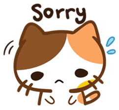 What does the cat say ... Meow sticker #531998