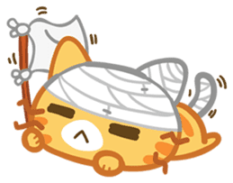 What does the cat say ... Meow sticker #532002