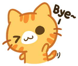 What does the cat say ... Meow sticker #532004