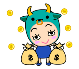 Original Horoscopes: Taurus "The Bull" sticker #532412