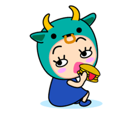 Original Horoscopes: Taurus "The Bull" sticker #532414